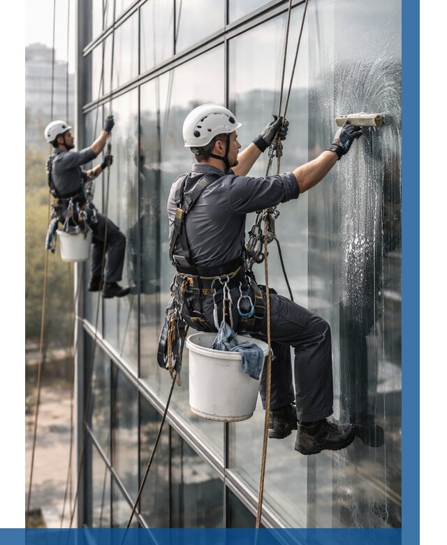 Мойка сплошного остекления в Белореченске, заказать от 304 р.| ВЫСОТНИК-Блч