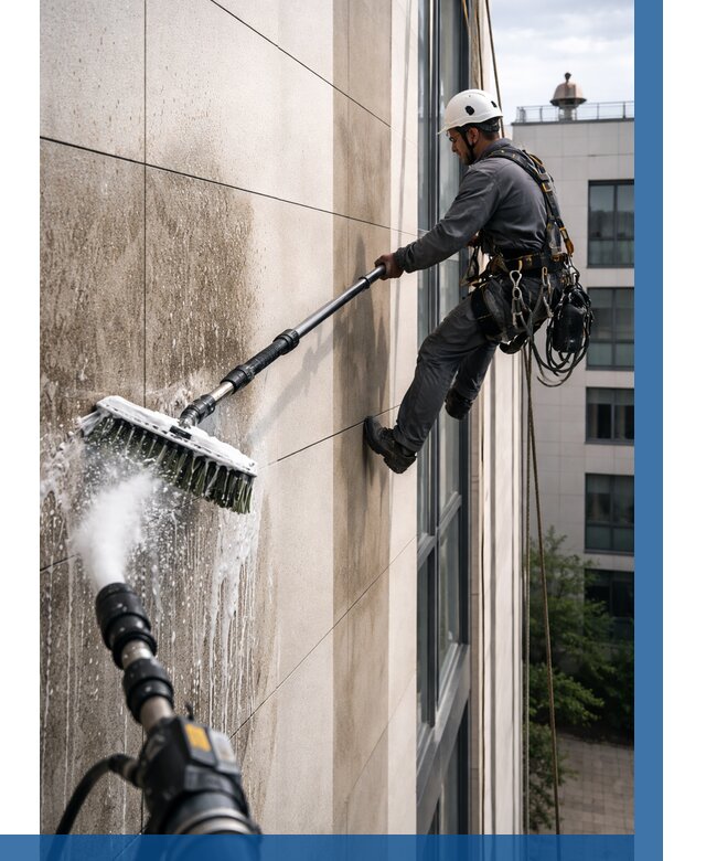 Мойка фасада из керамогранита в Белореченске от 304 р. | ВЫСОТНИК-Блч