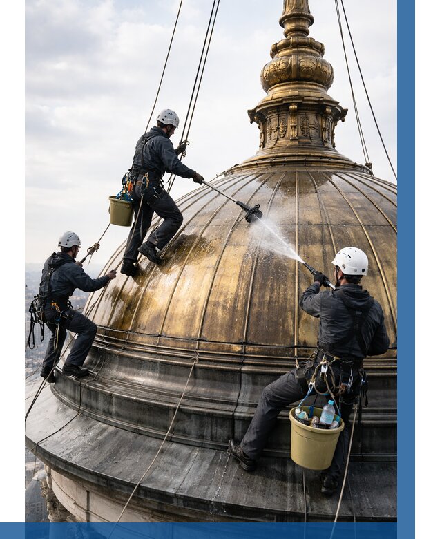 Мойка куполов и шпилей в Белореченске от 8115 р. - заказать | ВЫСОТНИК-Блч