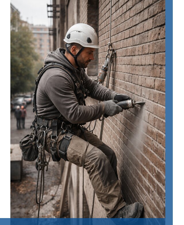 Расшивка кирпичных швов в Белореченске от 609 р. | ВЫСОТНИК-Блч