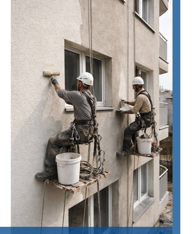 Нанесение короеда на фасад в Белореченске от 456 р. | ВЫСОТНИК-Блч