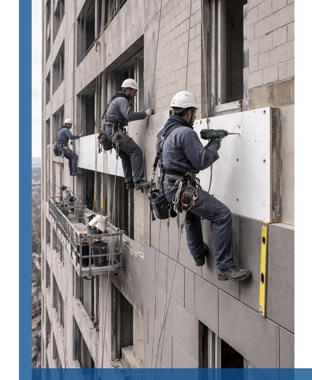 Монтаж фасадных термопанелей высокого качества в Белореченске