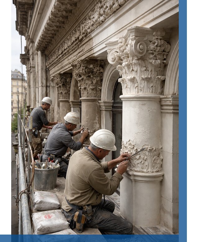 Реставрация фасадной лепнины в Белореченске от 2536 р. | ВЫСОТНИК-Блч