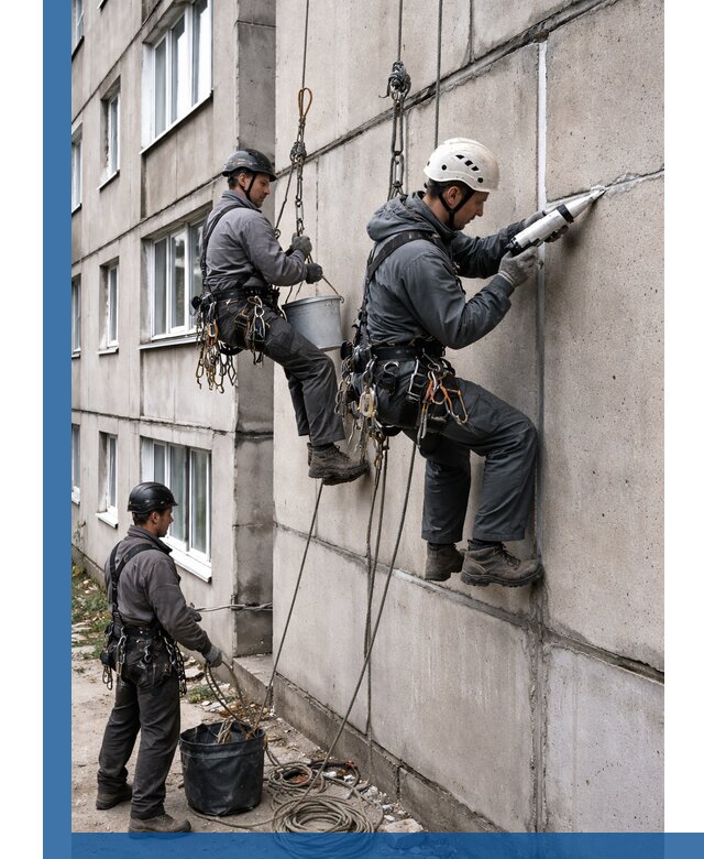 Герметизация межпанельных швов в Белореченске с гарантией герметичности