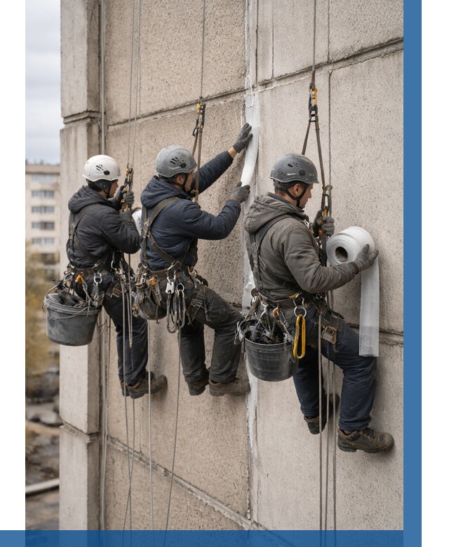 Ремонт межпанельных швов в Белореченске от 761 р. | ВЫСОТНИК-Блч