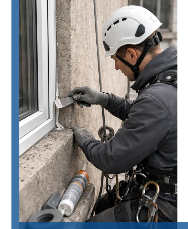 Герметизация монтажных швов окон в Белореченске с гарантией качества