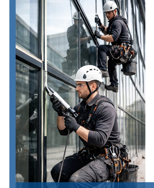 Герметизация витражных швов в Белореченске для зданий и фасадов