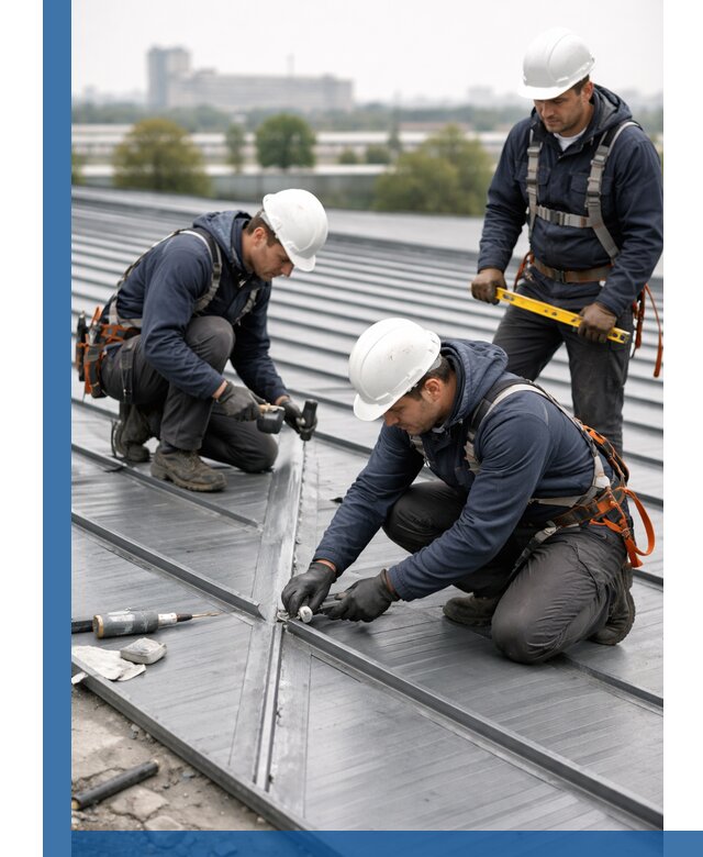 Ремонт фальцевой кровли в Белореченске срочно и качественно