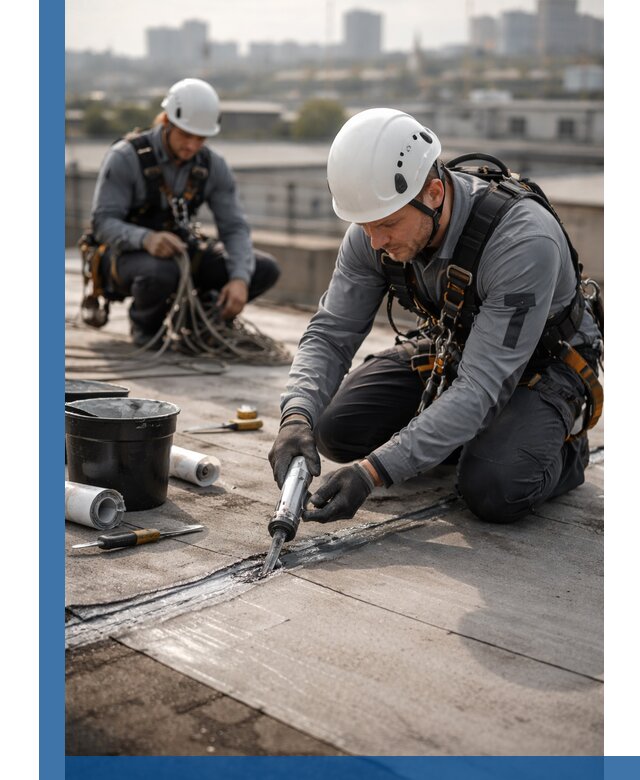 Аварийное и капитальное устранение протечек кровли в Белореченске