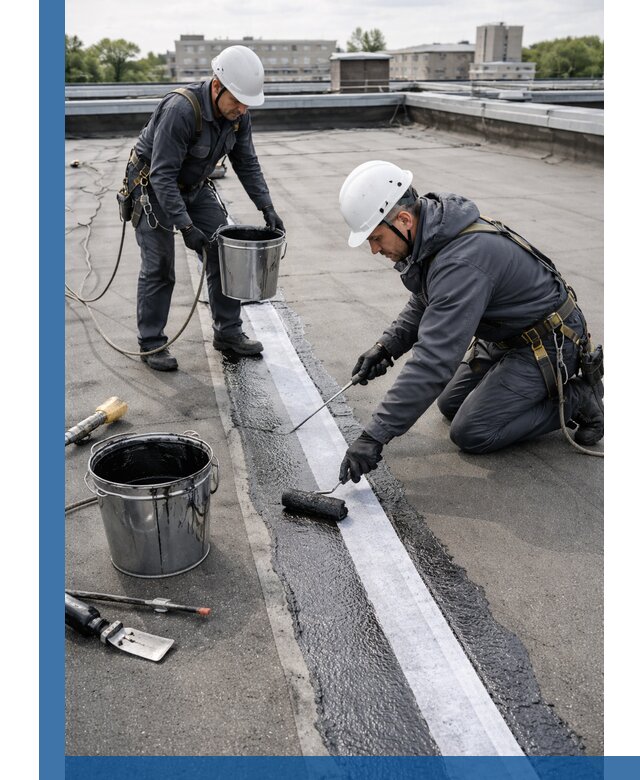 Гидроизоляция кровли мастикой в Белореченске надежная защита