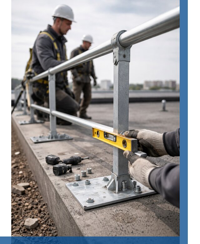 Монтаж кровельного ограждения в Белореченске от 1217 р. | ВЫСОТНИК-Блч