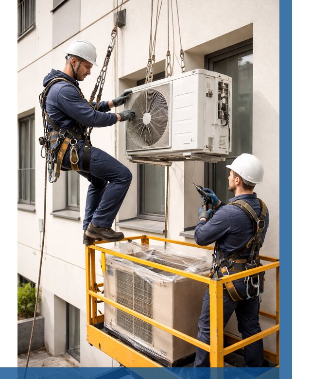 Демонтаж внешнего блока кондиционера в Белореченске от 3550 р. | ВЫСОТНИК-Блч