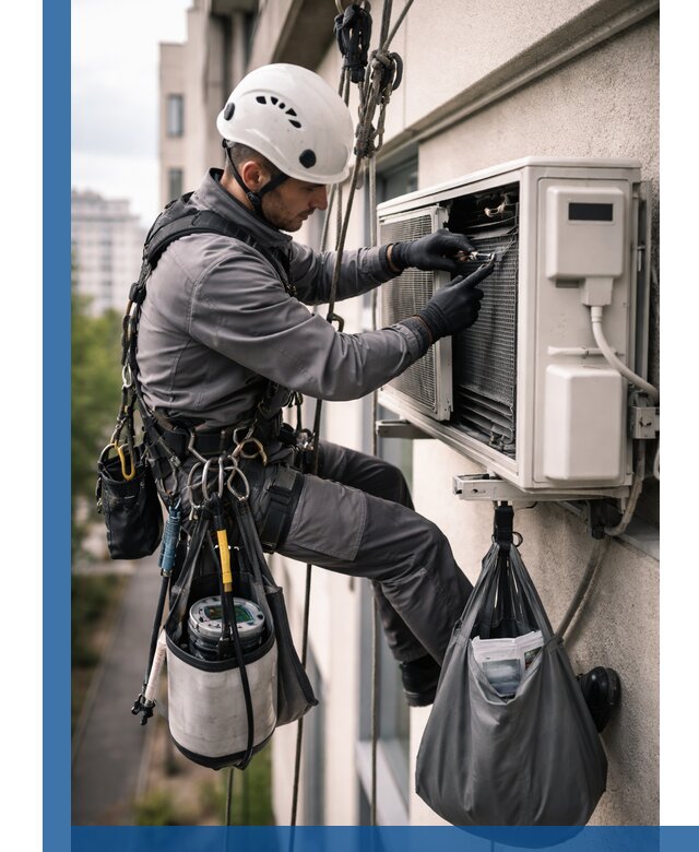 Обслуживание внешнего блока кондиционера в Белореченске профессионально