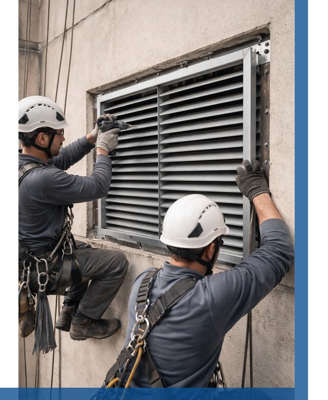 Монтаж вентиляционных решеток в Белореченске от 4565 р. | ВЫСОТНИК-Блч