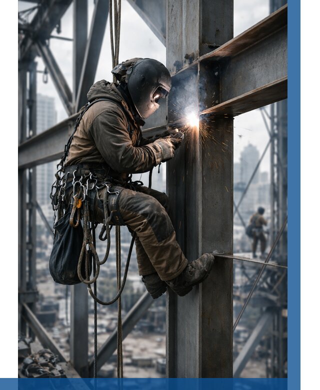 Высотные сварочные работы в Белореченске от 3550 р. | ВЫСОТНИК-Блч