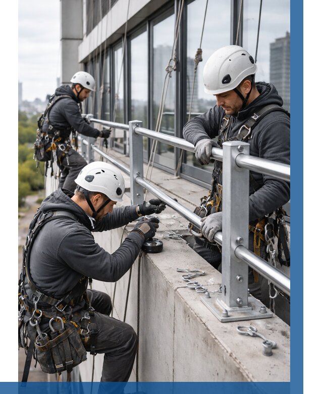 Монтаж ограждений на высоте в Белореченске, от 1217 р. | ВЫСОТНИК-Блч