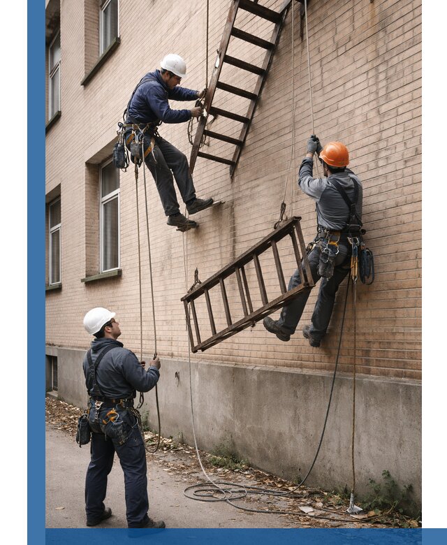 Демонтаж пожарной лестницы в Белореченске быстро и безопасно