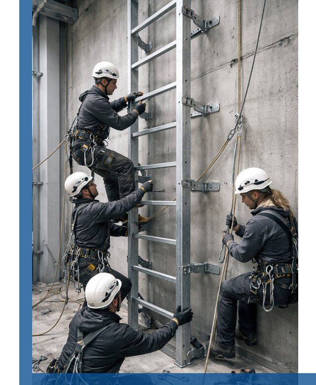 Монтаж металлических лестниц в Белореченске под ключ со гарантией