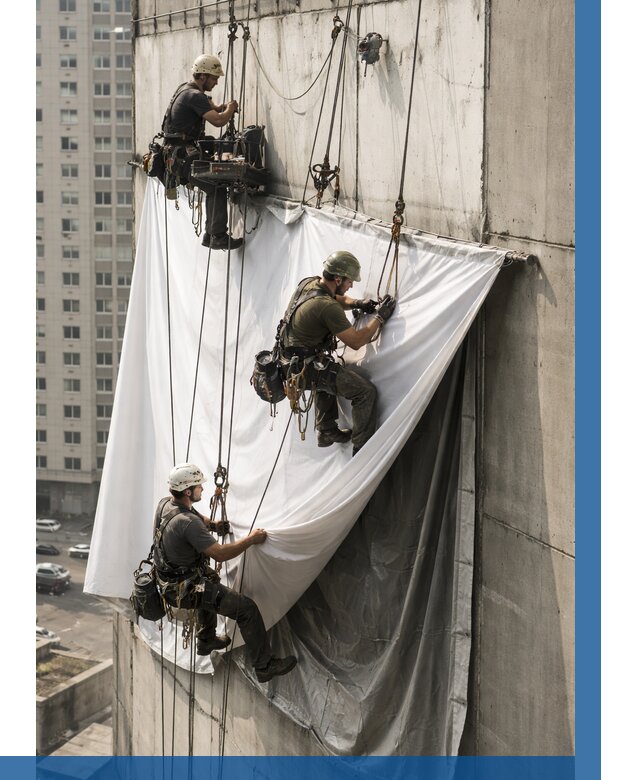Замена баннерного полотна в Белореченске от 6594 р. | ВЫСОТНИК-Блч—заказать