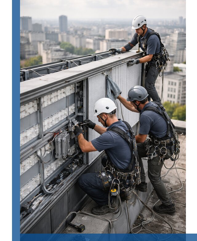 Профессиональное обслуживание крышной рекламы в Белореченске под ключ