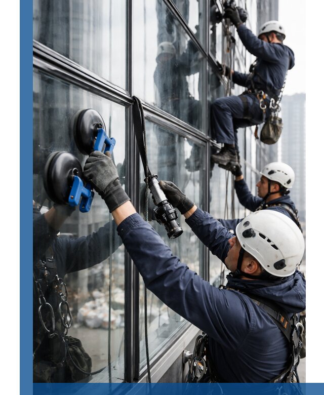 Радиусное остекление фасадов под ключ в Белореченске с гарантиями