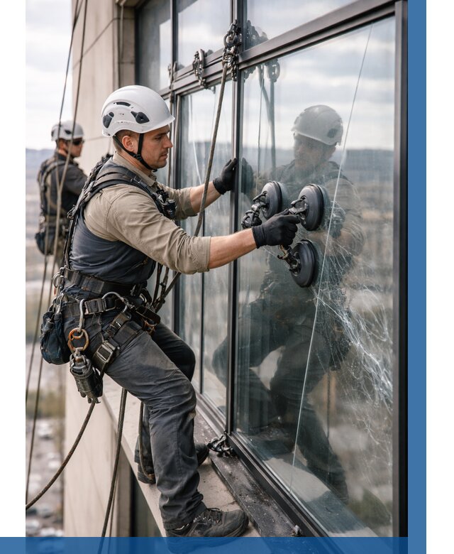 Замена стекла в витраже в Белореченске под ключ от 8622 р. | ВЫСОТНИК-Блч