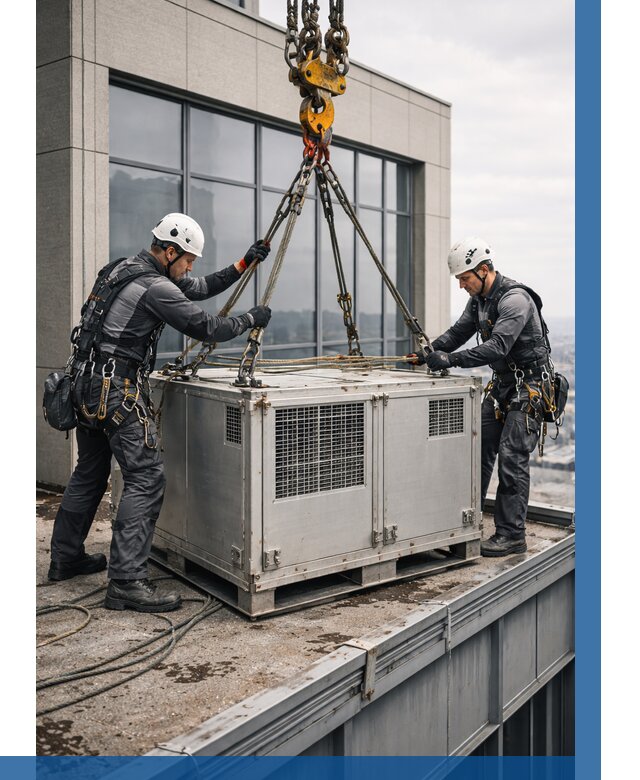 Такелажные работы на высоте в Белореченске от 8115 р. | ВЫСОТНИК-Блч