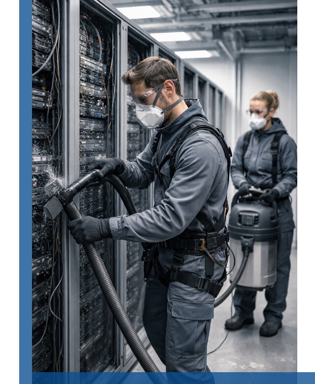 Обеспыливание серверной комнаты в Белореченске, профессиональная очистка