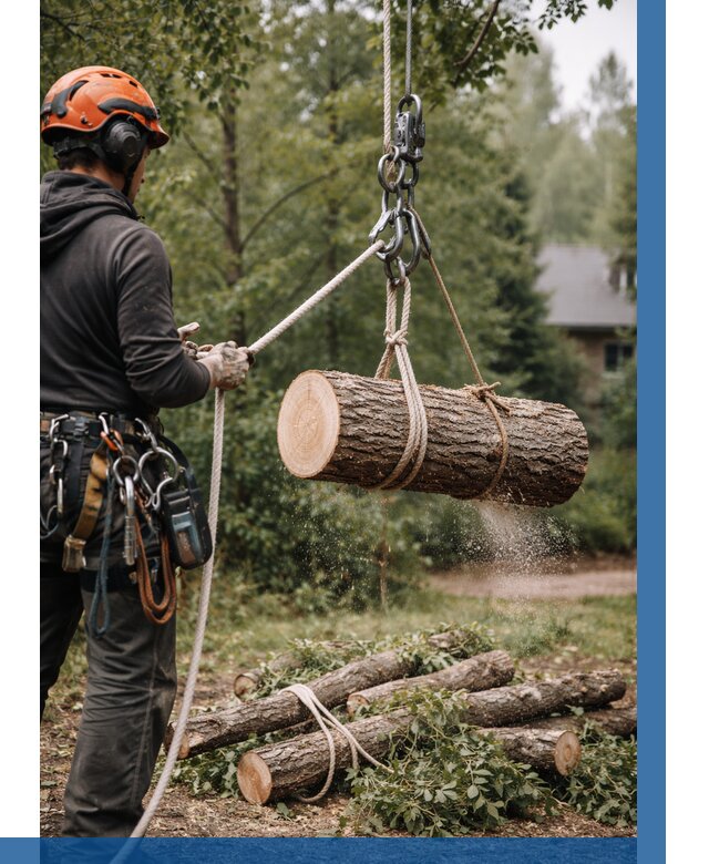 Валка деревьев частями в Белореченске от 7608 р. | ВЫСОТНИК-Блч