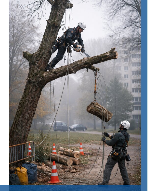 Удаление аварийных деревьев в Белореченске от 15216 р. | ВЫСОТНИК-Блч