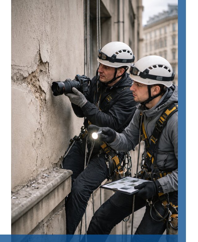 Фотофиксация дефектов фасада в Белореченске от 4565 р. | ВЫСОТНИК-Блч