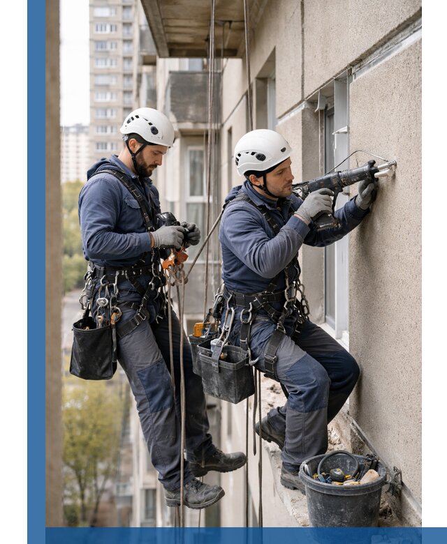 Промышленные альпинисты высотные работы и монтаж в Белореченске